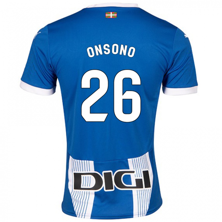 Niño Camiseta Lorea Onsoño #26 Azul 1ª Equipación 2024/25 La Camisa Argentina