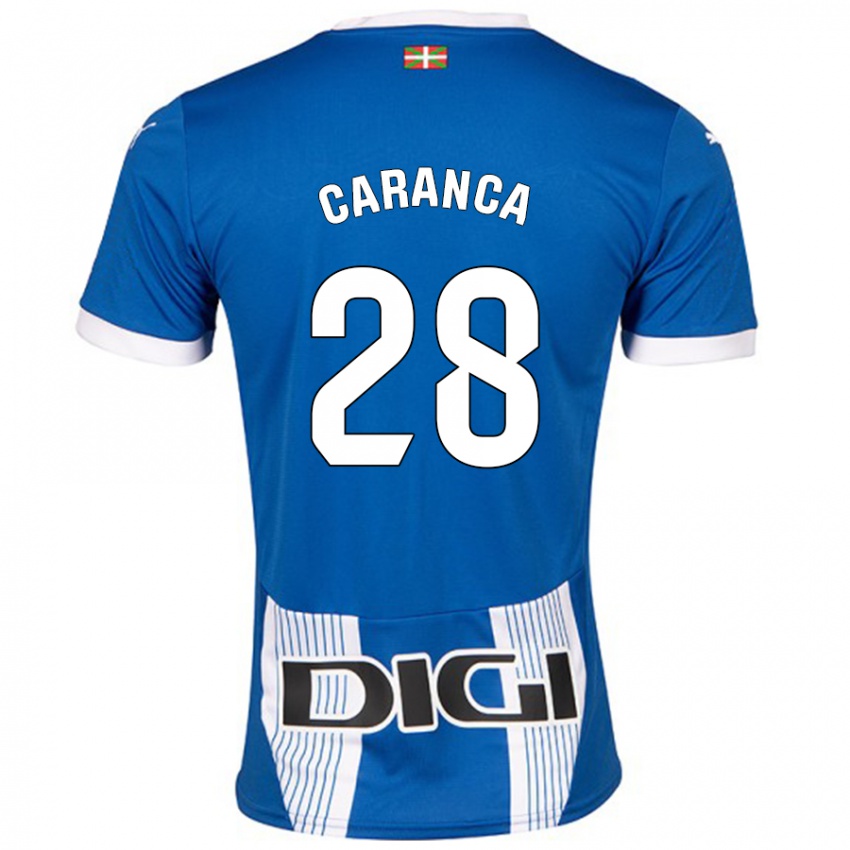 Niño Camiseta Sara Caranca #28 Azul 1ª Equipación 2024/25 La Camisa Argentina