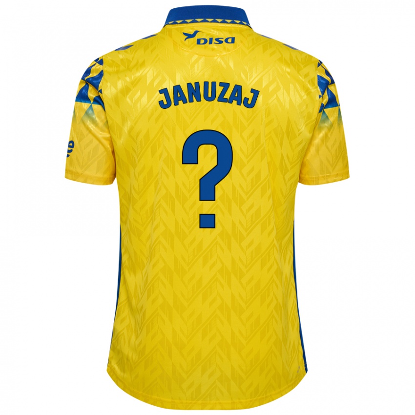 Niño Camiseta Adnan Januzaj #0 Amarillo Azul 1ª Equipación 2024/25 La Camisa Argentina