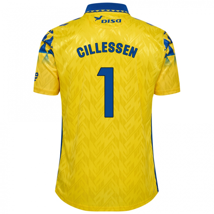 Niño Camiseta Jasper Cillessen #1 Amarillo Azul 1ª Equipación 2024/25 La Camisa Argentina