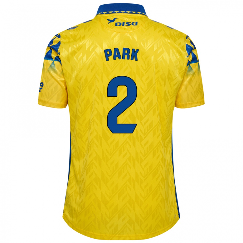 Niño Camiseta Marvin Park #2 Amarillo Azul 1ª Equipación 2024/25 La Camisa Argentina