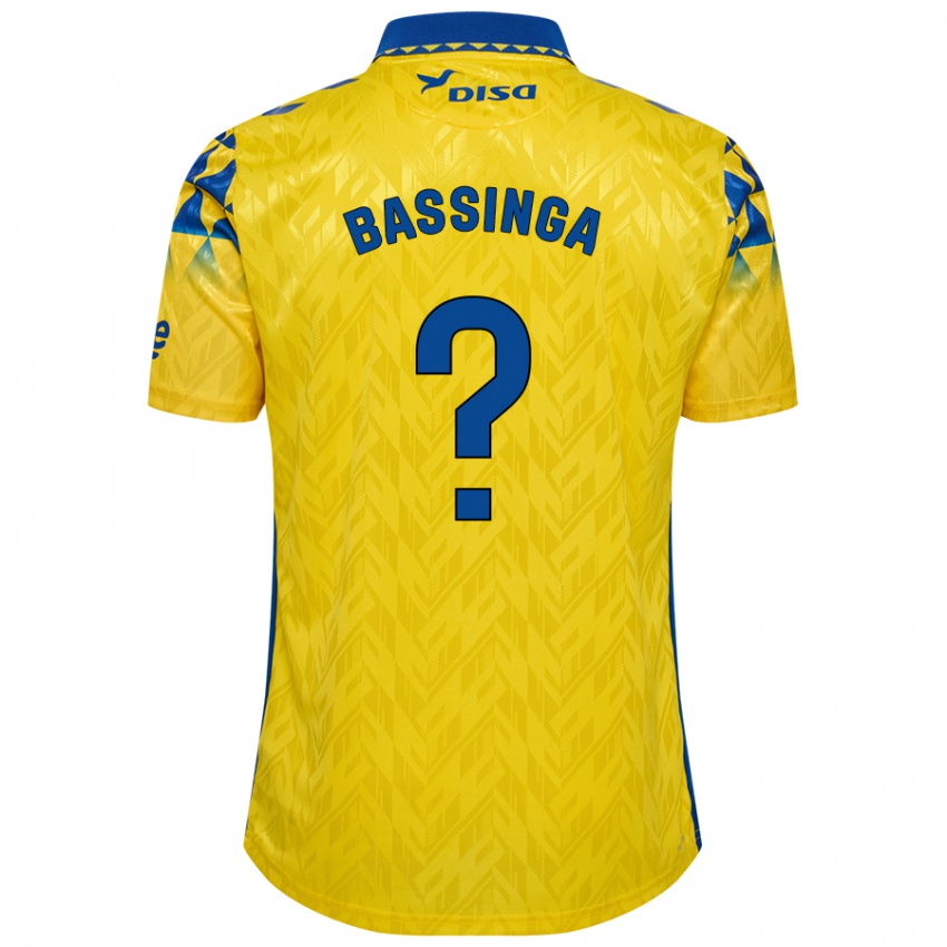 Niño Camiseta Aboubacar Bassinga #0 Amarillo Azul 1ª Equipación 2024/25 La Camisa Argentina