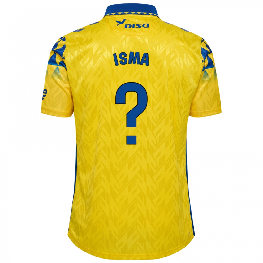 Niño Camiseta Isma Hernández #0 Amarillo Azul 1ª Equipación 2024/25 La Camisa Argentina