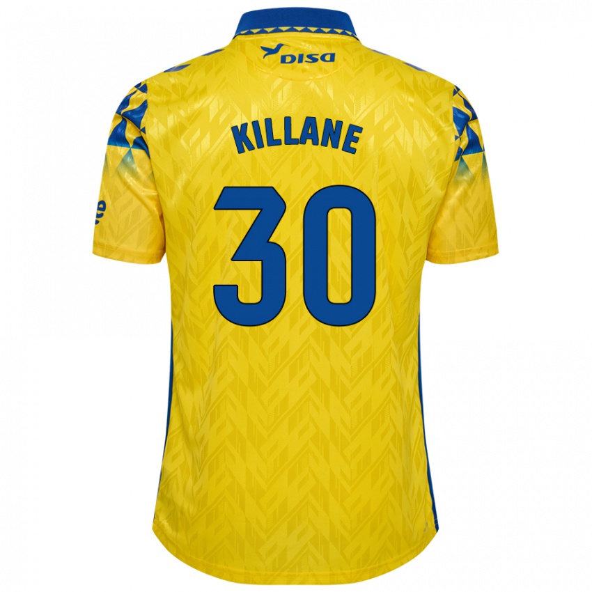 Niño Camiseta Álvaro Killane #30 Amarillo Azul 1ª Equipación 2024/25 La Camisa Argentina