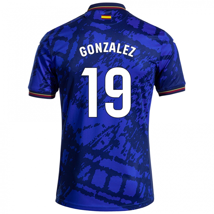 Niño Camiseta Peter Gonzalez #19 Azul Más Oscuro 1ª Equipación 2024/25 La Camisa Argentina