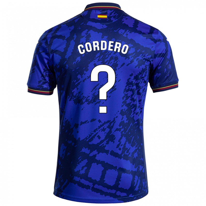 Niño Camiseta Alberto Cordero #0 Azul Más Oscuro 1ª Equipación 2024/25 La Camisa Argentina