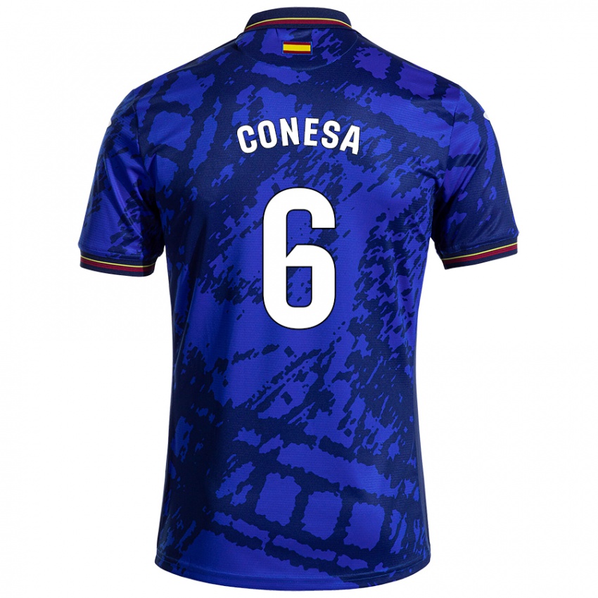 Niño Camiseta Nico Conesa #6 Azul Más Oscuro 1ª Equipación 2024/25 La Camisa Argentina