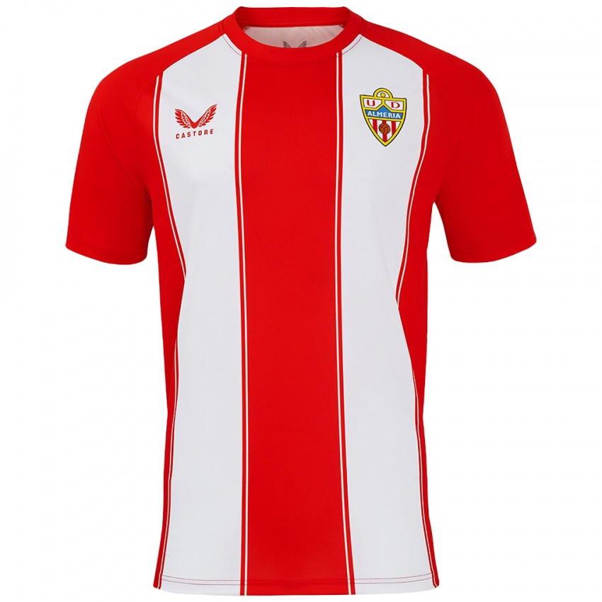 Niño Camiseta Nico Melamed #15 Rojo Blanco 1ª Equipación 2024/25 La Camisa Argentina