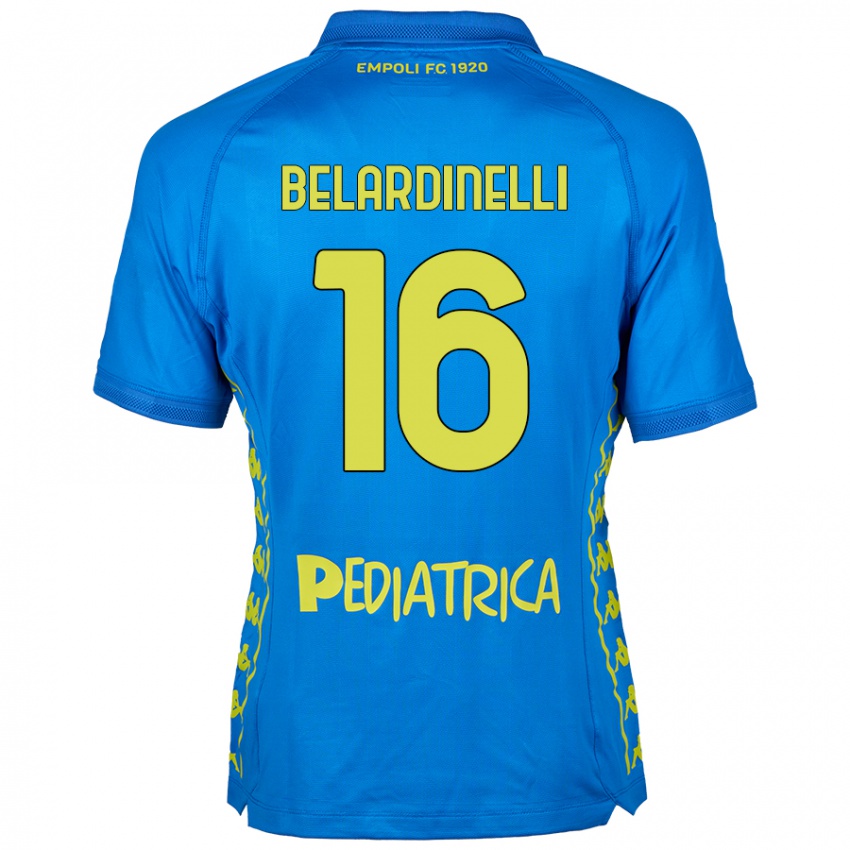 Niño Camiseta Luca Belardinelli #16 Azul 1ª Equipación 2024/25 La Camisa Argentina