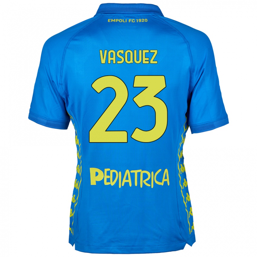 Niño Camiseta Devis Vásquez #23 Azul 1ª Equipación 2024/25 La Camisa Argentina