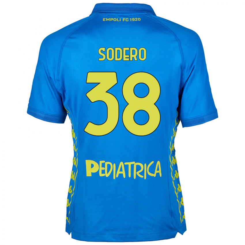 Niño Camiseta Andrea Sodero #38 Azul 1ª Equipación 2024/25 La Camisa Argentina