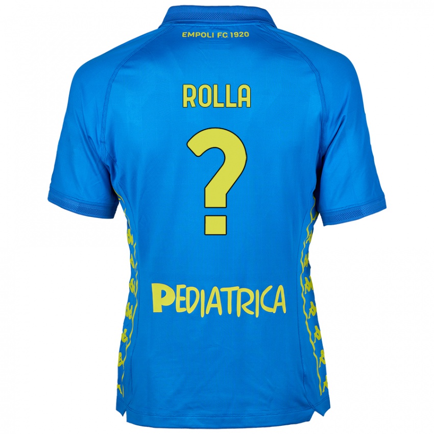 Niño Camiseta Nicola Rolla #0 Azul 1ª Equipación 2024/25 La Camisa Argentina