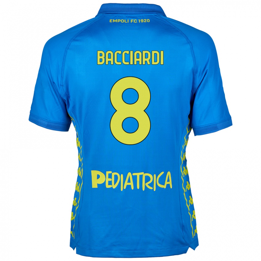 Niño Camiseta Andrea Bacciardi #8 Azul 1ª Equipación 2024/25 La Camisa Argentina