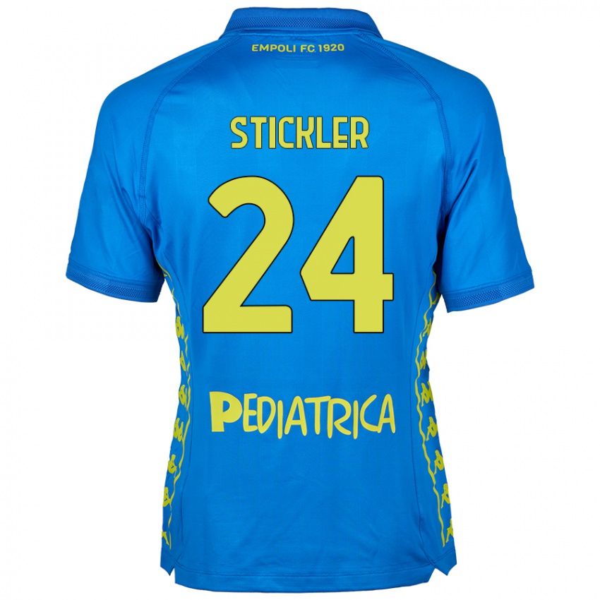 Niño Camiseta Mateo Stickler #24 Azul 1ª Equipación 2024/25 La Camisa Argentina