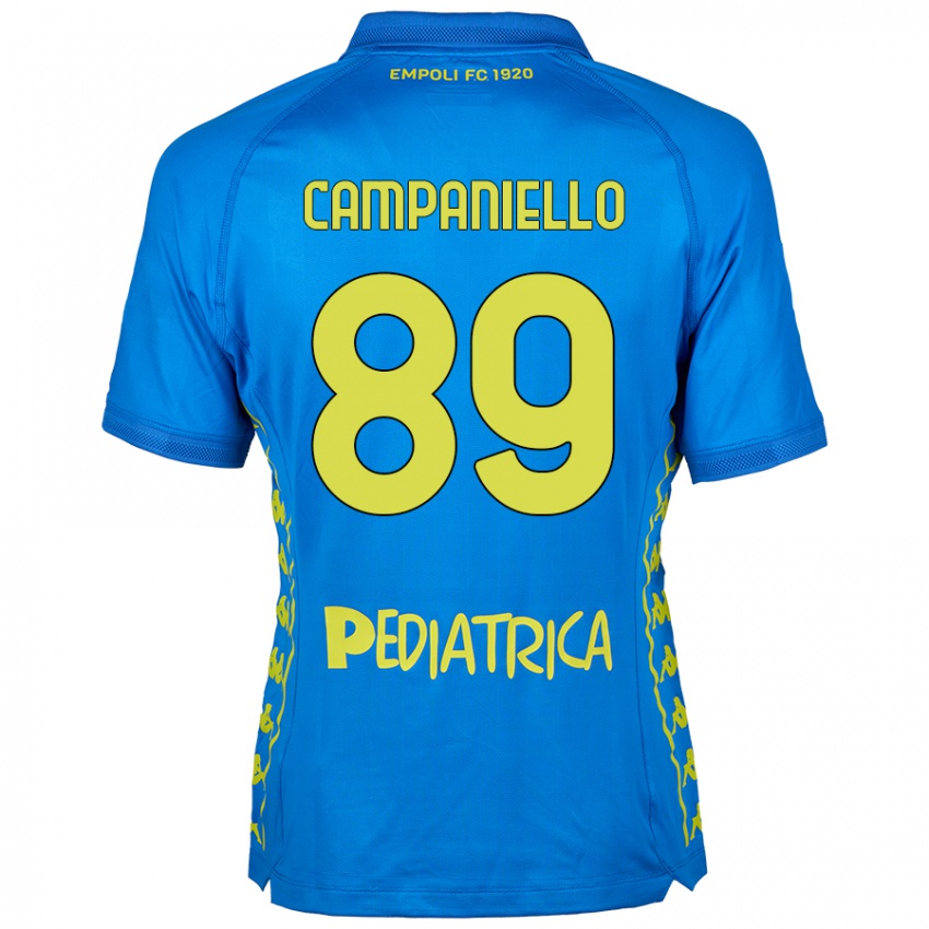 Niño Camiseta Thomas Campaniello #89 Azul 1ª Equipación 2024/25 La Camisa Argentina