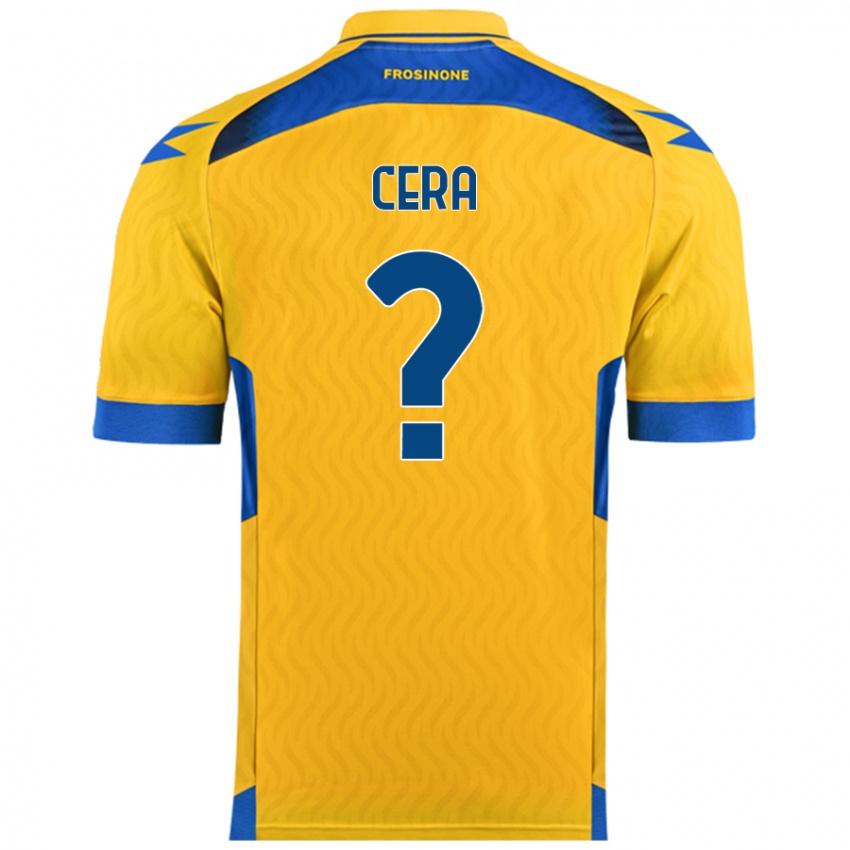 Niño Camiseta Luigi Cera #0 Amarillo 1ª Equipación 2024/25 La Camisa Argentina