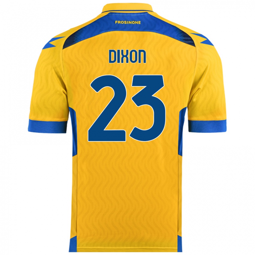 Niño Camiseta Damar Dixon #23 Amarillo 1ª Equipación 2024/25 La Camisa Argentina