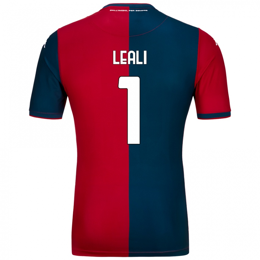 Niño Camiseta Nicola Leali #1 Rojo Azul Oscuro 1ª Equipación 2024/25 La Camisa Argentina