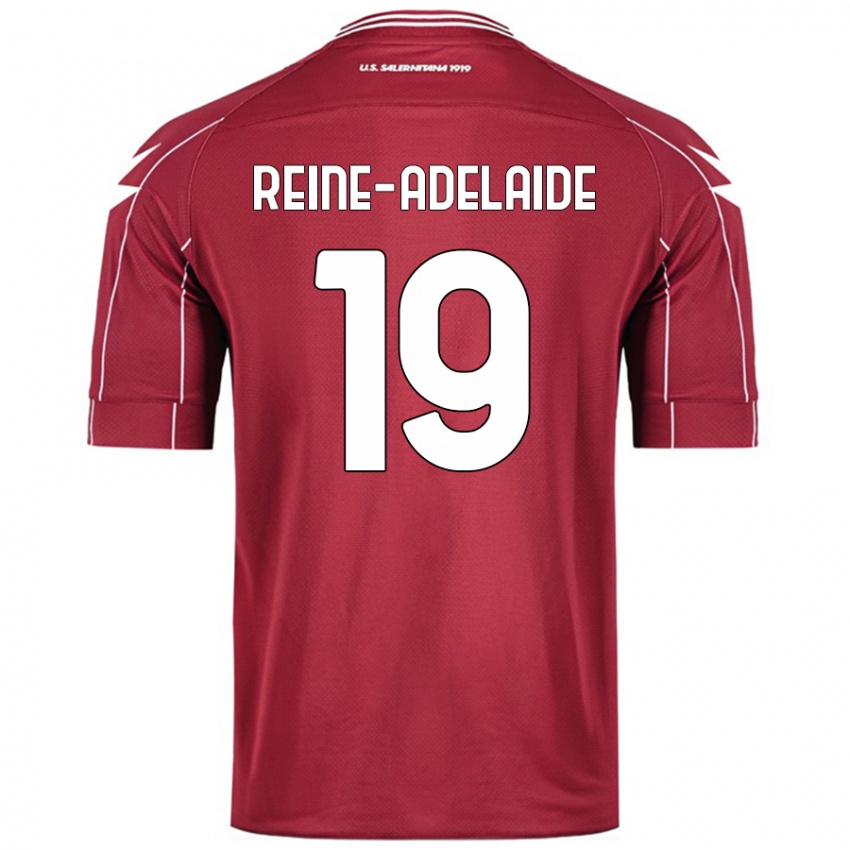 Niño Camiseta Jeff Reine-Adelaide #19 Borgoña 1ª Equipación 2024/25 La Camisa Argentina