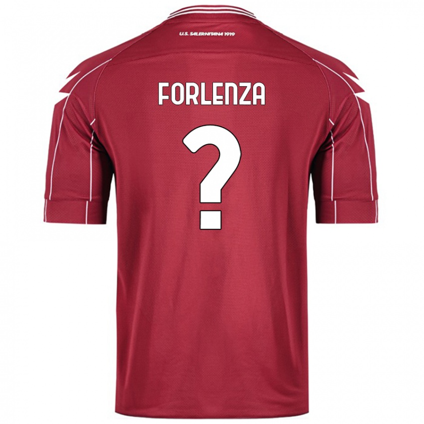 Niño Camiseta Carlo Forlenza #0 Borgoña 1ª Equipación 2024/25 La Camisa Argentina