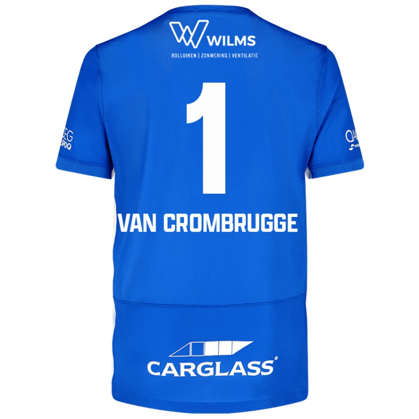 Niño Camiseta Hendrik Van Crombrugge #1 Azul 1ª Equipación 2024/25 La Camisa Argentina