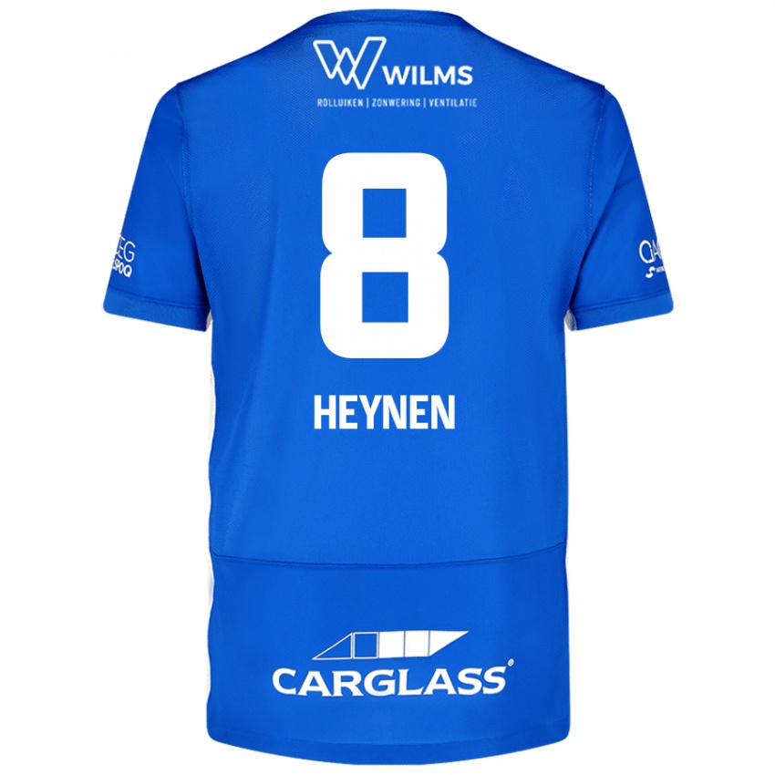 Niño Camiseta Bryan Heynen #8 Azul 1ª Equipación 2024/25 La Camisa Argentina