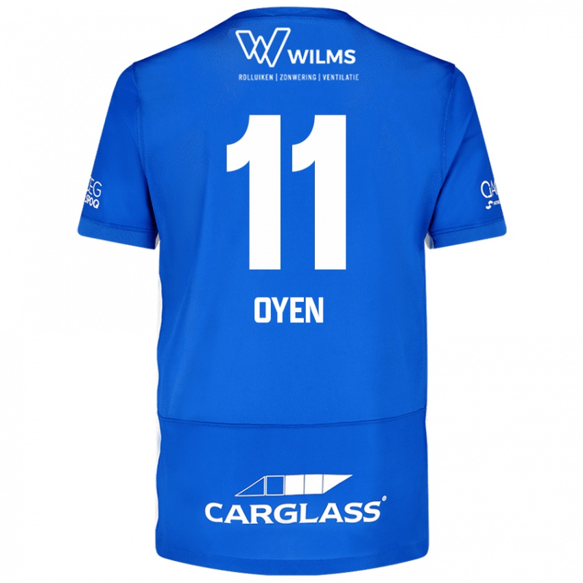 Niño Camiseta Luca Oyen #11 Azul 1ª Equipación 2024/25 La Camisa Argentina