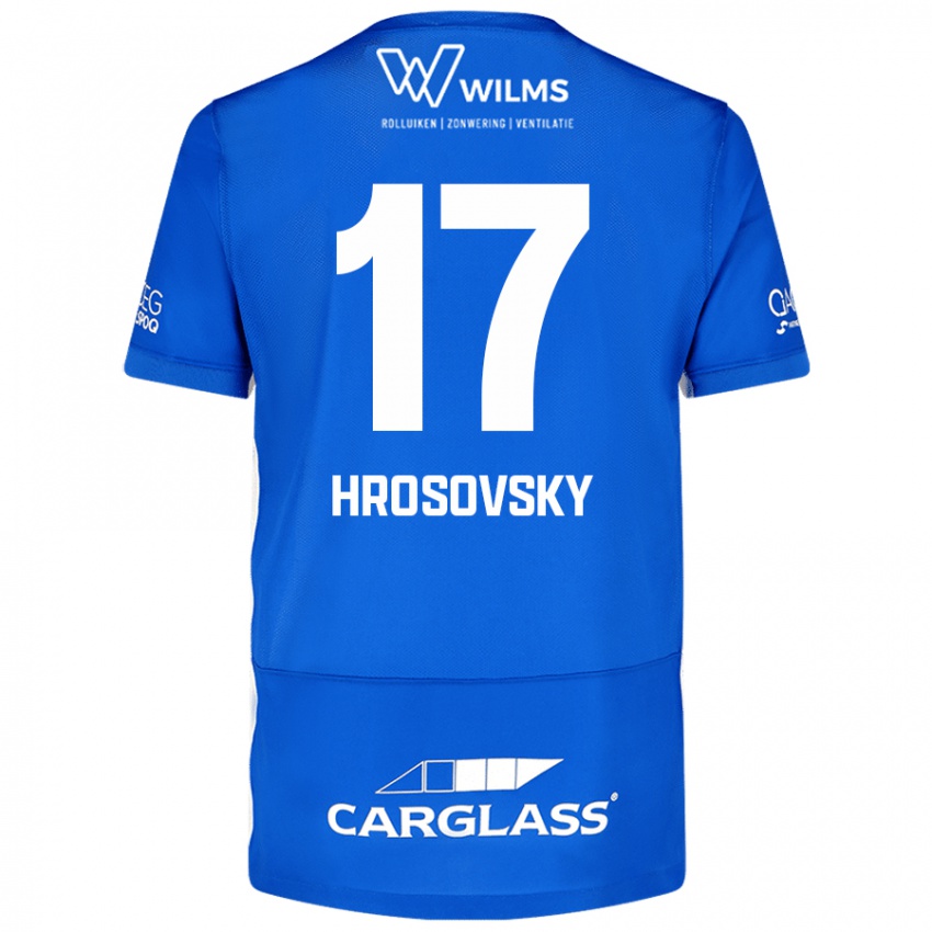 Niño Camiseta Patrik Hrosovsky #17 Azul 1ª Equipación 2024/25 La Camisa Argentina