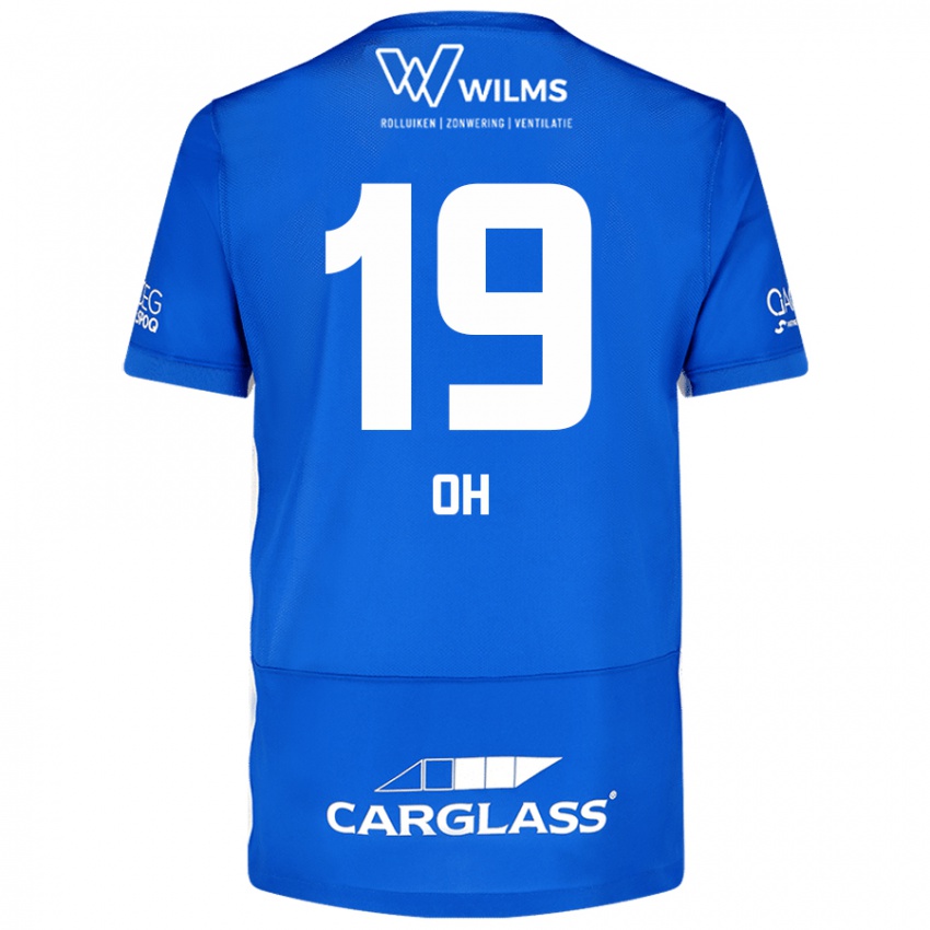 Niño Camiseta Hyeon-Gyu Oh #19 Azul 1ª Equipación 2024/25 La Camisa Argentina