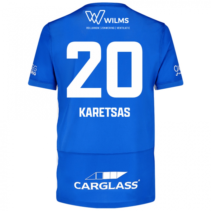 Niño Camiseta Konstantinos Karetsas #20 Azul 1ª Equipación 2024/25 La Camisa Argentina