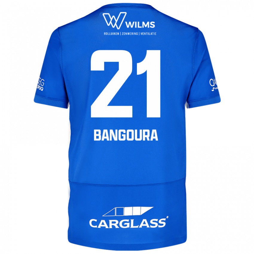 Niño Camiseta Ibrahima Sory Bangoura #21 Azul 1ª Equipación 2024/25 La Camisa Argentina