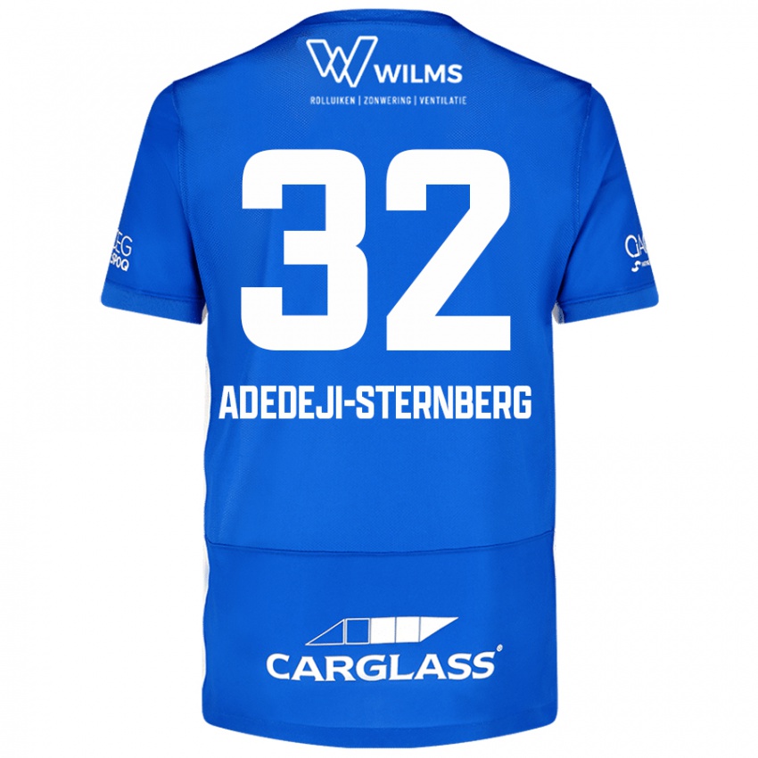 Niño Camiseta Noah Adedeji-Sternberg #32 Azul 1ª Equipación 2024/25 La Camisa Argentina