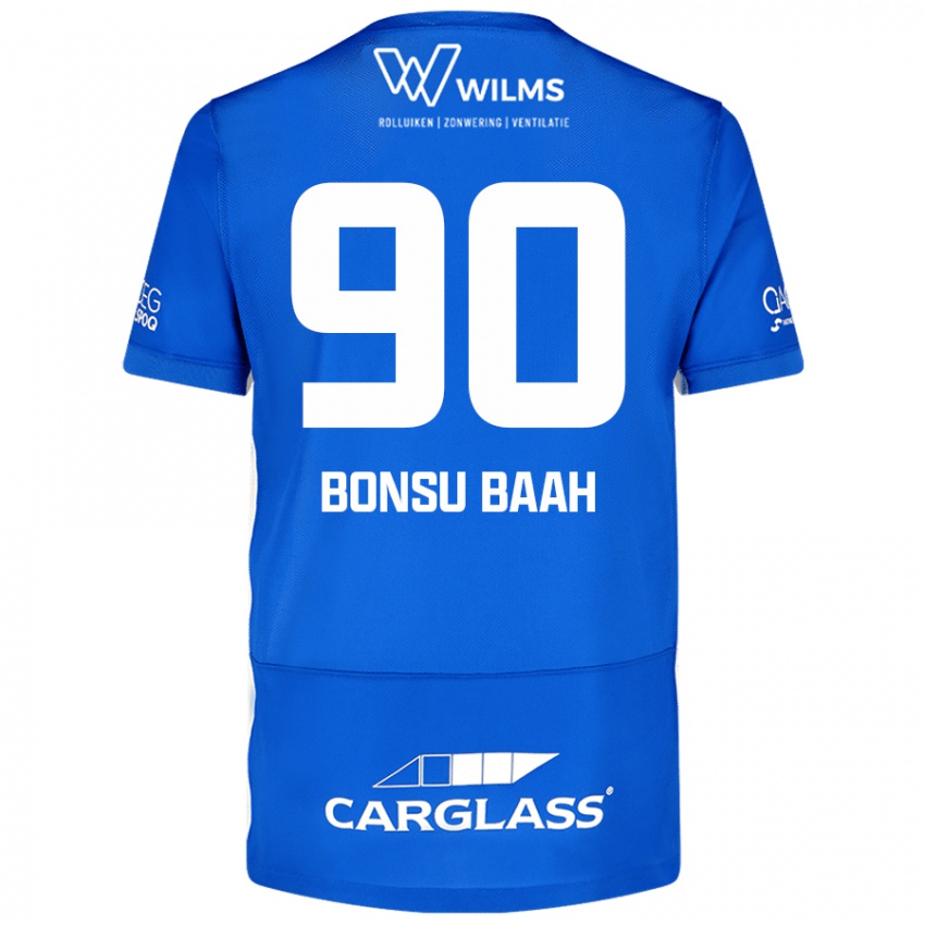 Niño Camiseta Christopher Bonsu Baah #90 Azul 1ª Equipación 2024/25 La Camisa Argentina