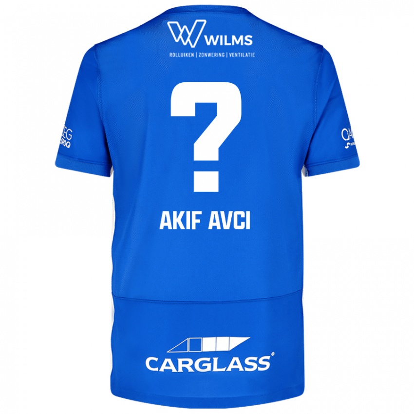 Niño Camiseta Muhammed Akif Avcı #0 Azul 1ª Equipación 2024/25 La Camisa Argentina