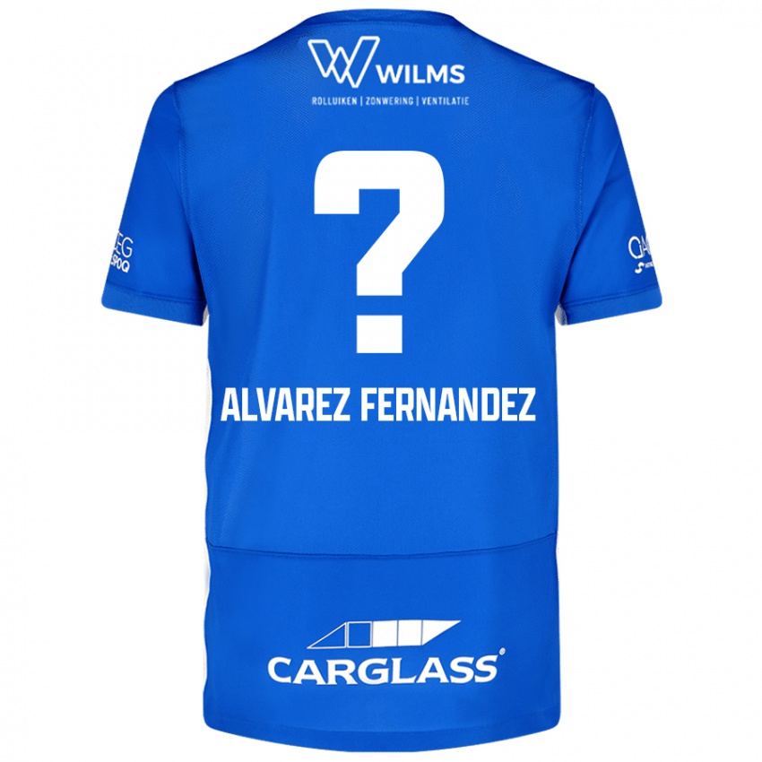 Niño Camiseta Loïc Alvarez Fernandez #0 Azul 1ª Equipación 2024/25 La Camisa Argentina