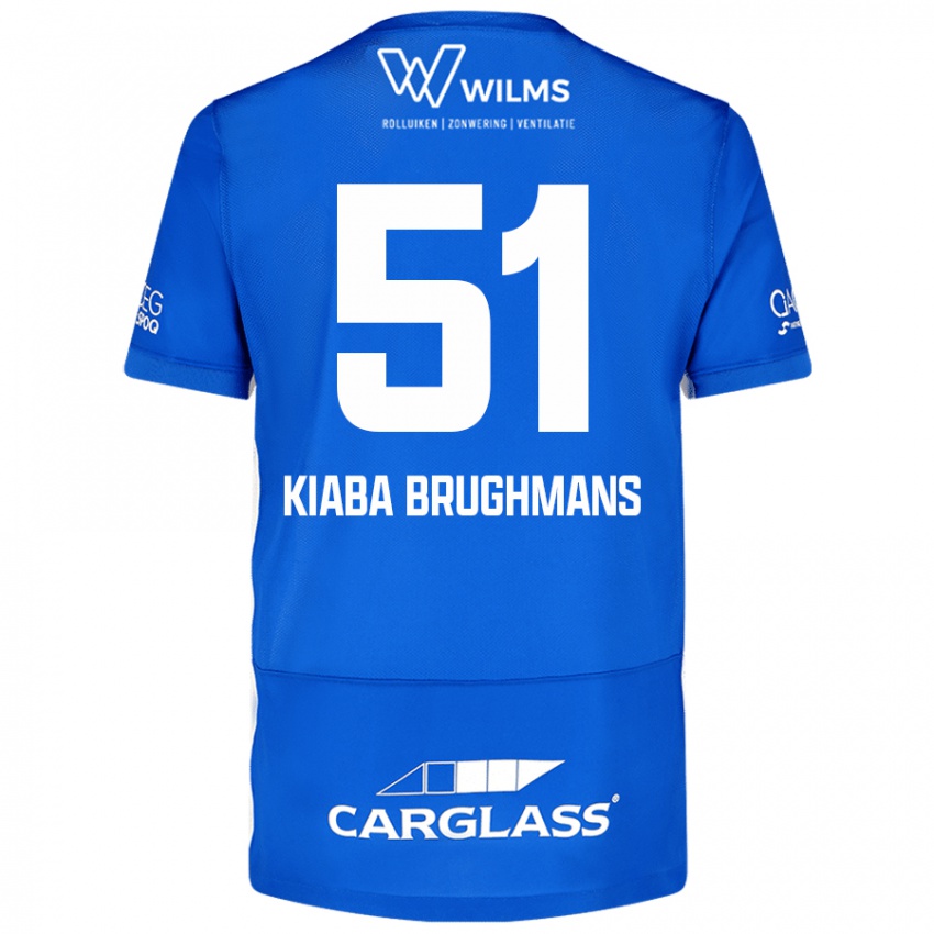 Niño Camiseta Lucca Kiaba Brughmans #51 Azul 1ª Equipación 2024/25 La Camisa Argentina