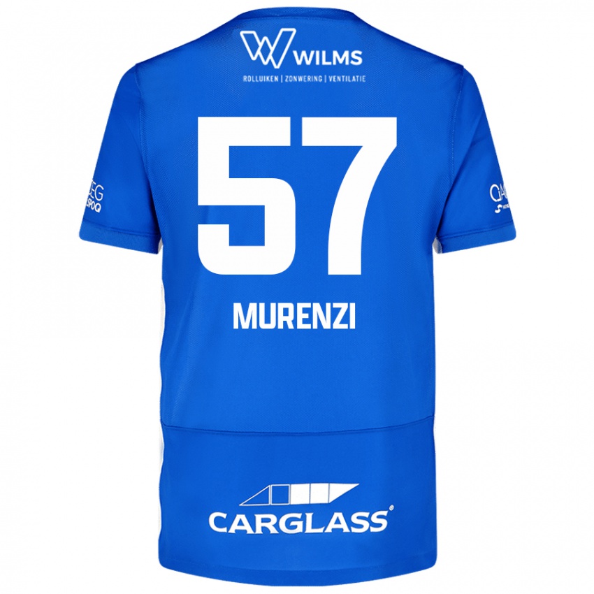 Niño Camiseta Aaron Murenzi #57 Azul 1ª Equipación 2024/25 La Camisa Argentina