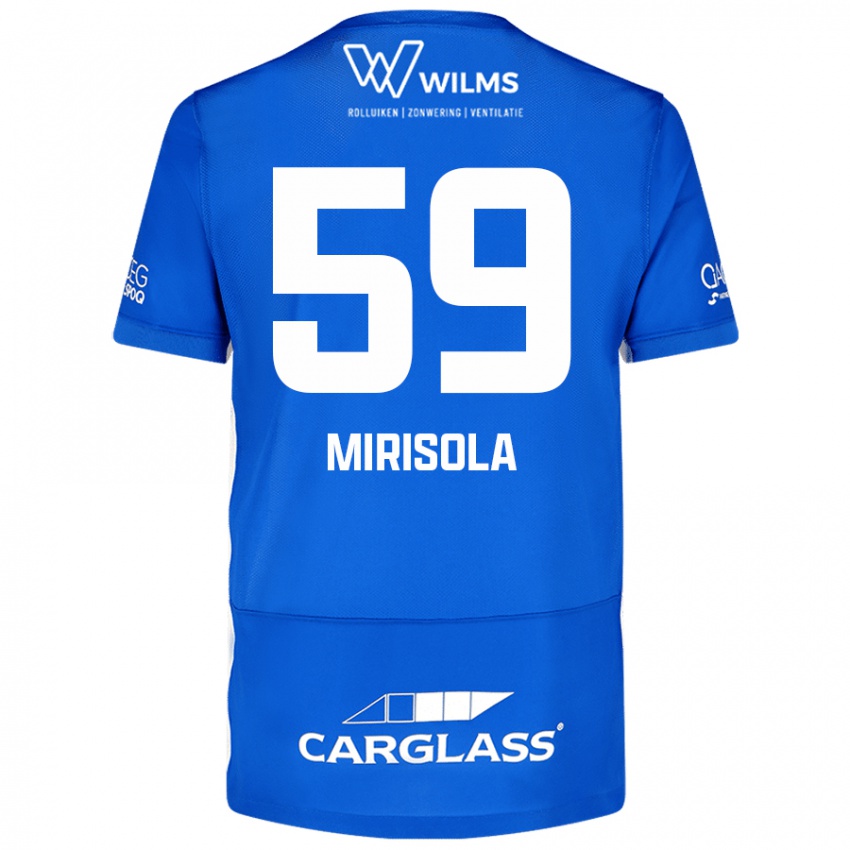 Niño Camiseta Robin Mirisola #59 Azul 1ª Equipación 2024/25 La Camisa Argentina