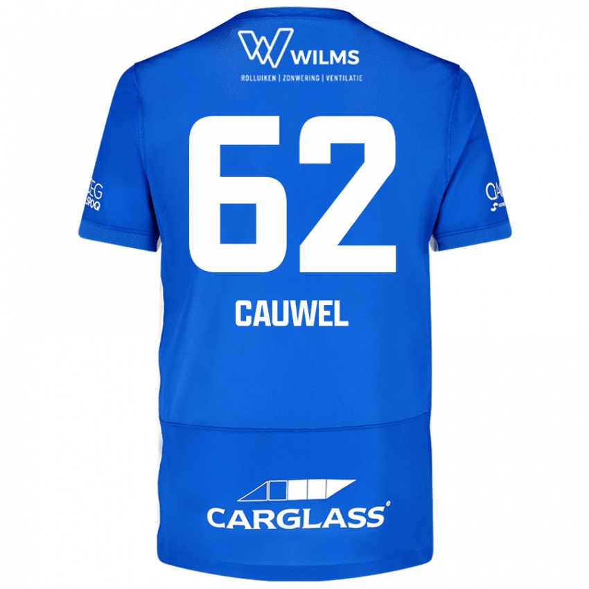 Niño Camiseta Michiel Cauwel #62 Azul 1ª Equipación 2024/25 La Camisa Argentina