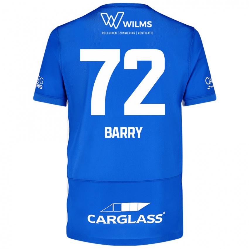 Niño Camiseta Alpha Barry #72 Azul 1ª Equipación 2024/25 La Camisa Argentina