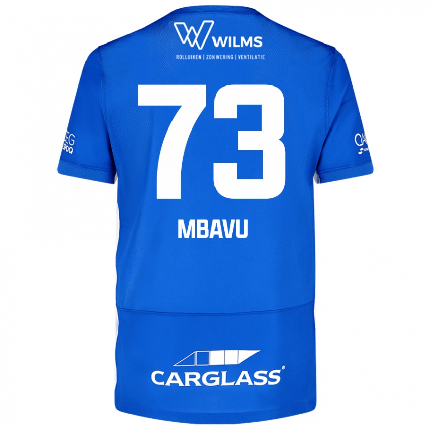 Niño Camiseta Elie Mbavu #73 Azul 1ª Equipación 2024/25 La Camisa Argentina