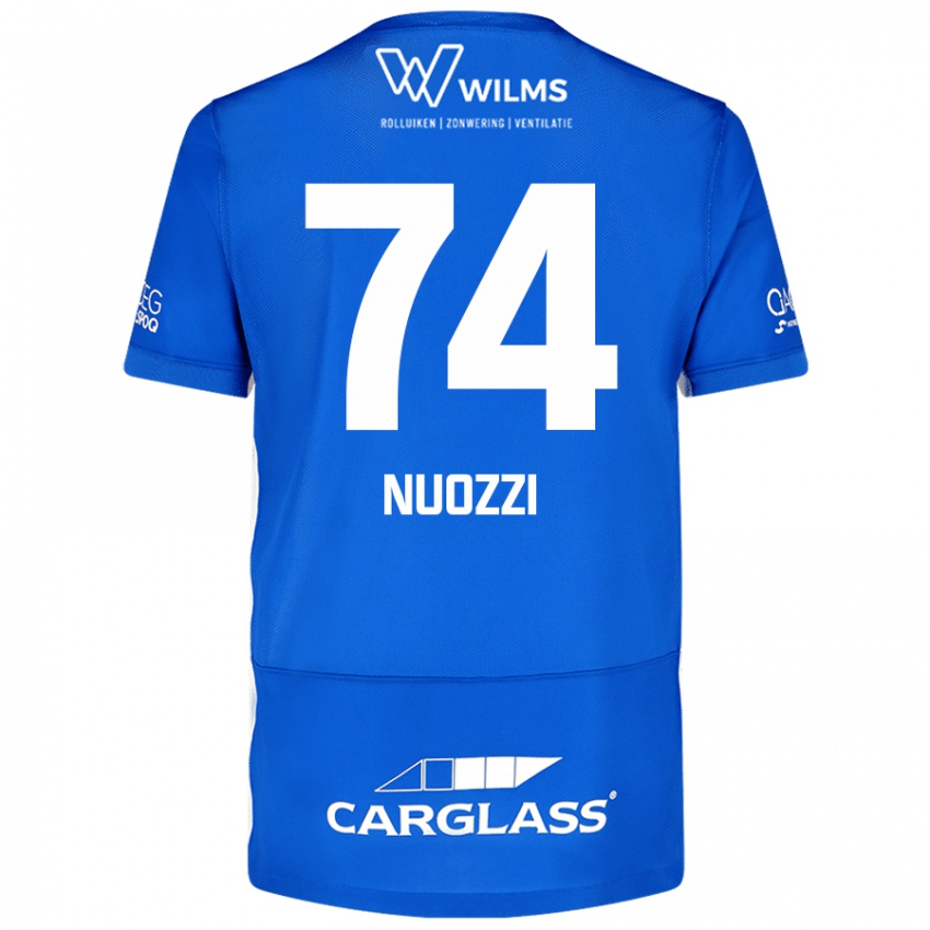 Niño Camiseta Cédric Nuozzi #74 Azul 1ª Equipación 2024/25 La Camisa Argentina