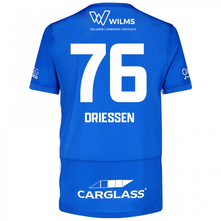 Niño Camiseta Jelle Driessen #76 Azul 1ª Equipación 2024/25 La Camisa Argentina