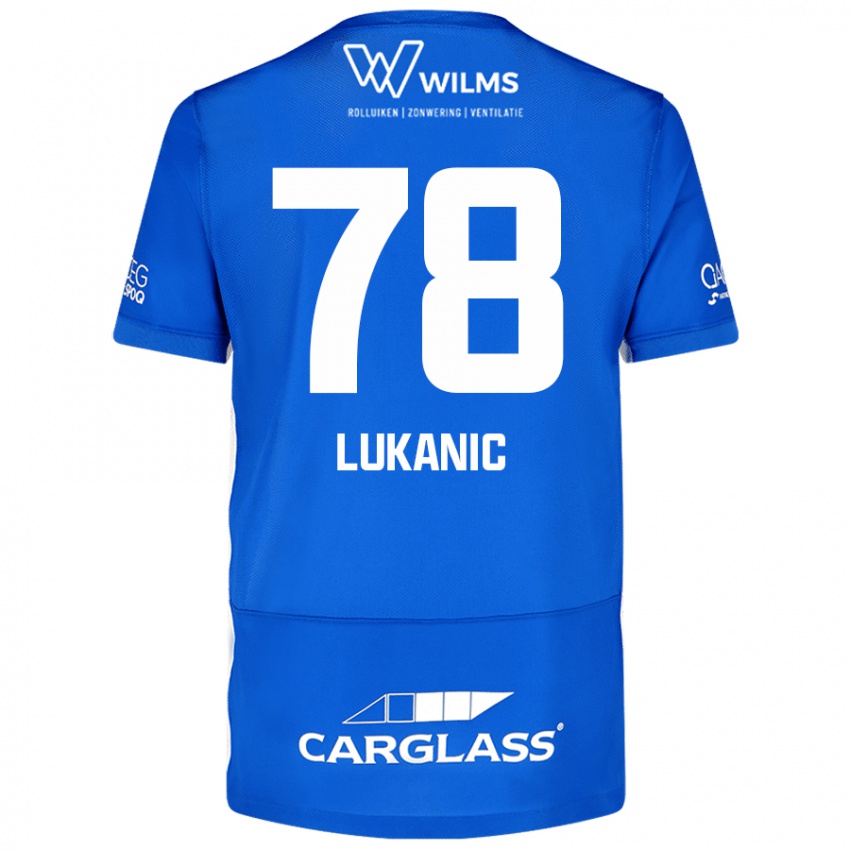 Niño Camiseta Luka Lukanic #78 Azul 1ª Equipación 2024/25 La Camisa Argentina