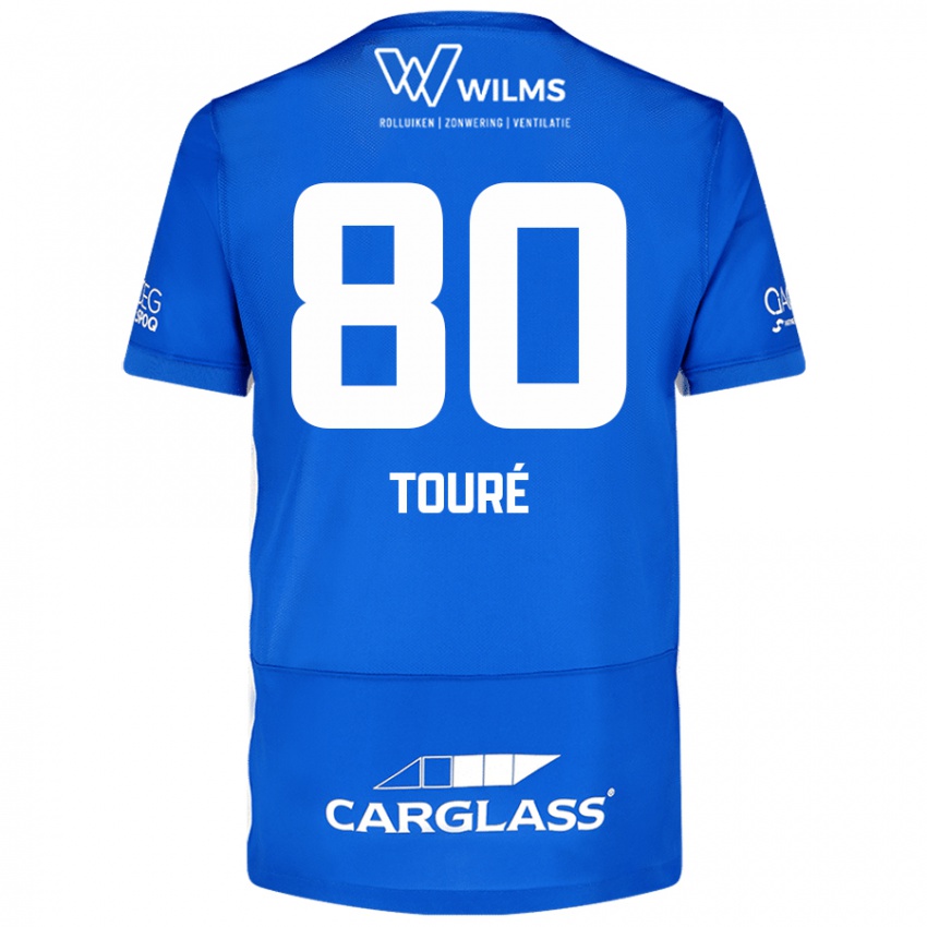 Niño Camiseta Saïdou Touré #80 Azul 1ª Equipación 2024/25 La Camisa Argentina