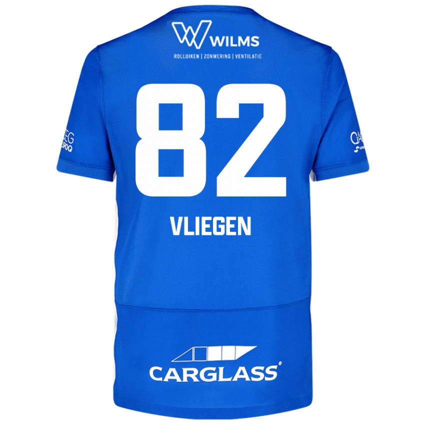 Niño Camiseta Olivier Vliegen #82 Azul 1ª Equipación 2024/25 La Camisa Argentina