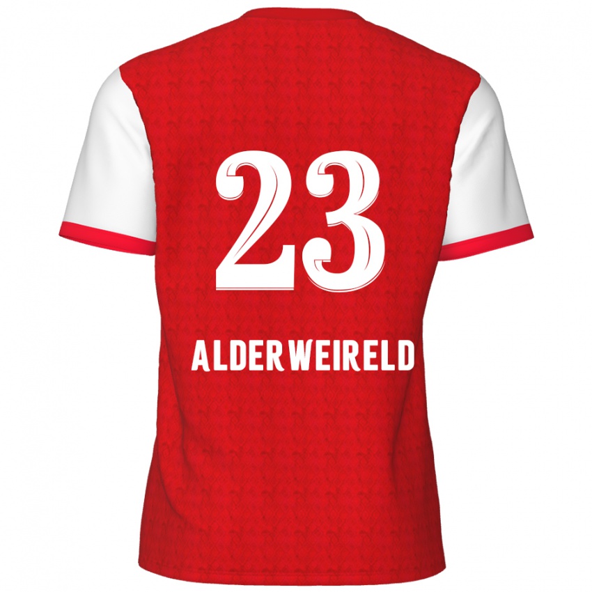 Niño Camiseta Toby Alderweireld #23 Rojo Blanco 1ª Equipación 2024/25 La Camisa Argentina