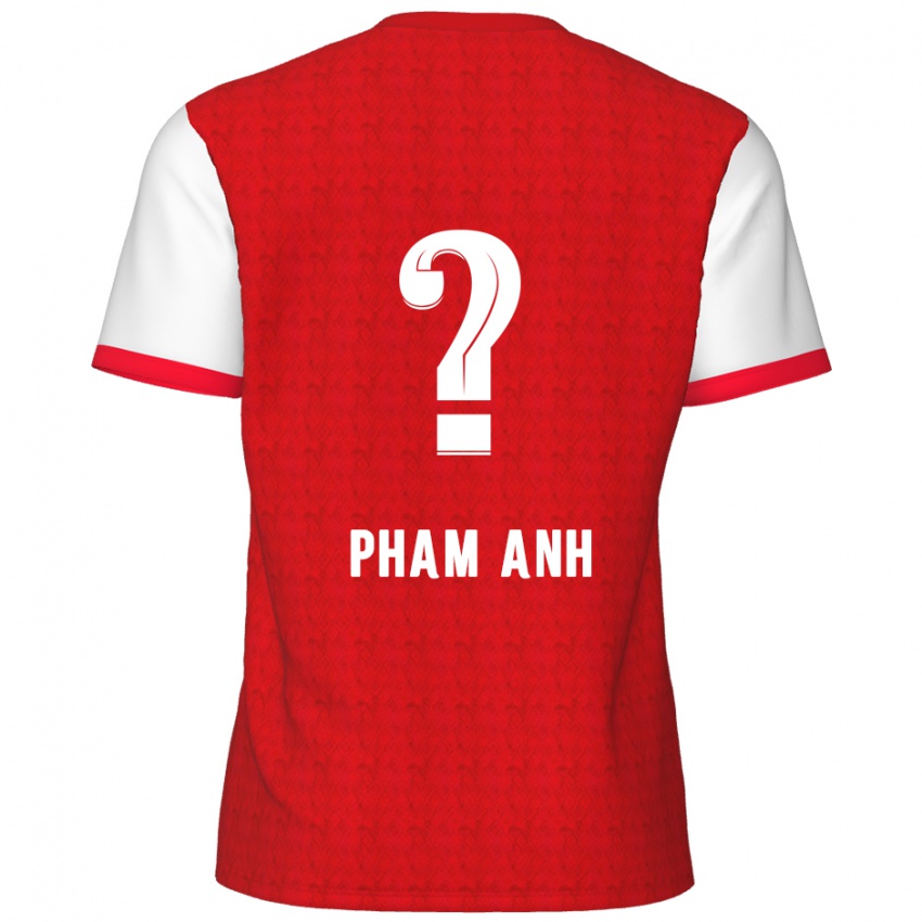 Niño Camiseta Khoi Pham Anh #0 Rojo Blanco 1ª Equipación 2024/25 La Camisa Argentina