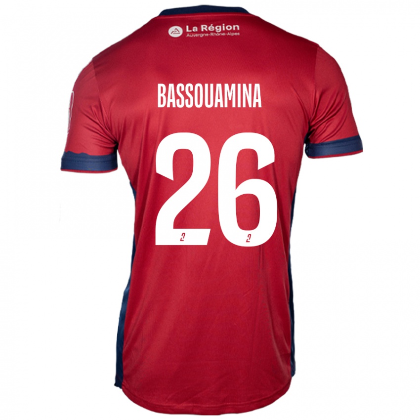 Niño Camiseta Mons Bassouamina #26 Borgoña Claro 1ª Equipación 2024/25 La Camisa Argentina