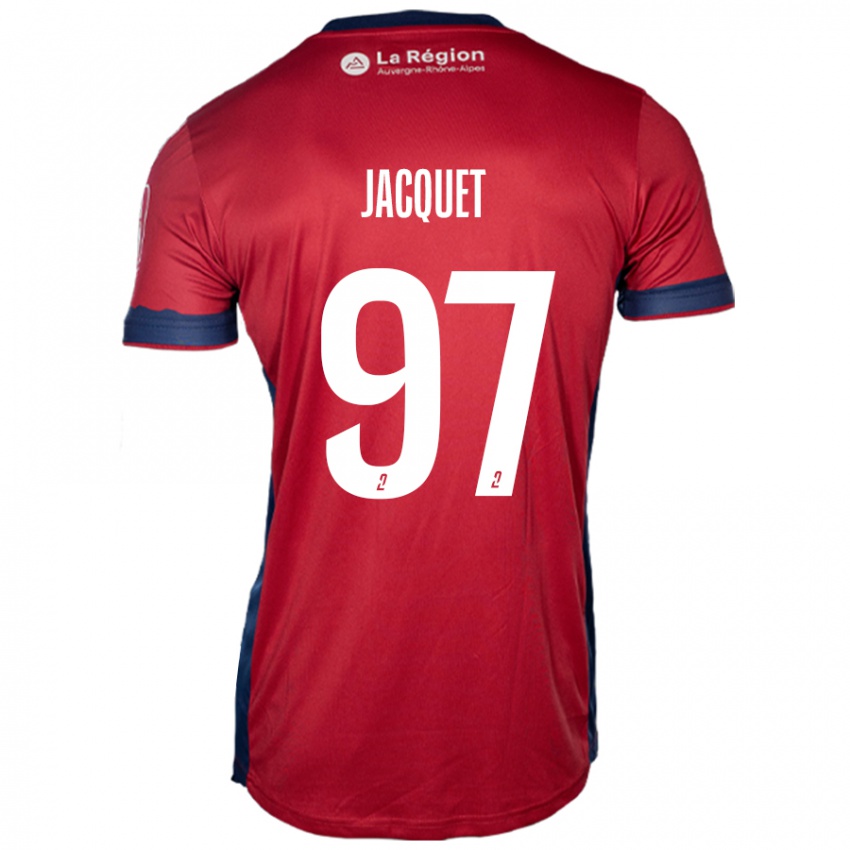 Niño Camiseta Jérémy Jacquet #97 Borgoña Claro 1ª Equipación 2024/25 La Camisa Argentina